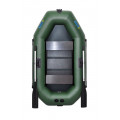 OMEGA - Надуваема гребна лодка с твърдо дъно 220 LS PS - зелена